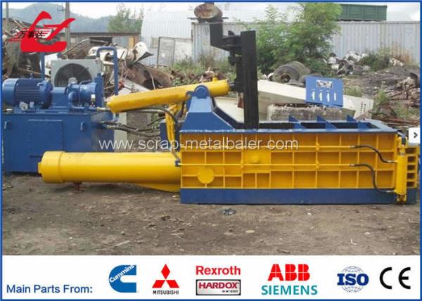 Mitsubishi PLC Forward Out Hydraulic Metal Compactor 18.5kW 1000-1200KG/H