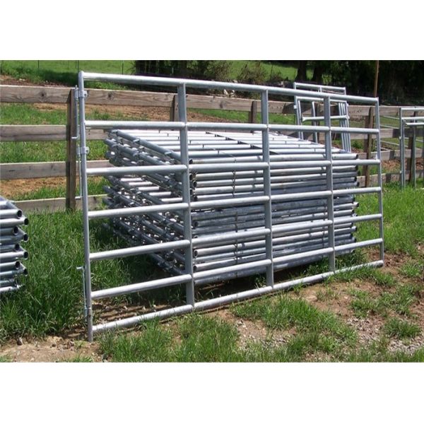 Взаимо- запирая гальванизированные панели загородки поголовья с крышками & плита