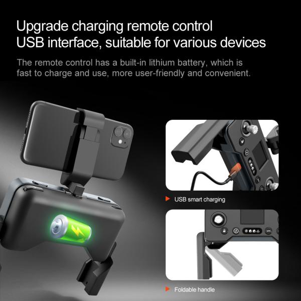 Drone de carga de longa duração com carregamento USB 3000M controle remoto