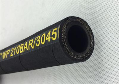 SAE R9 4 Wire Hydraulic Hose , Spiral Reinforced high pressure flexible hose