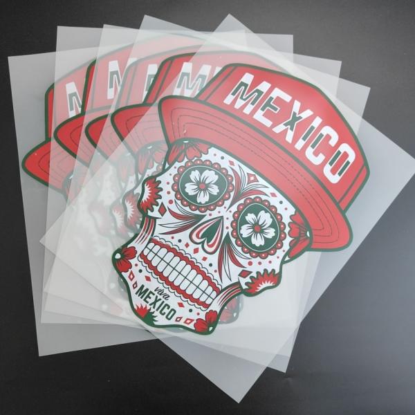 High Stretch Custom DTF Heat Transfer Sticker Label Designs T Shirt Heat Press Stickers