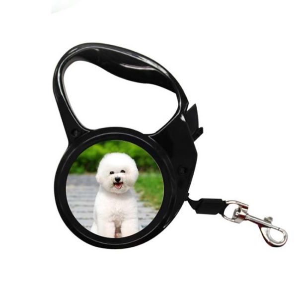 DIY Automatic Strong Retractable Sublimation Dog Leash Custom Photo Printing Dog Pet Leash