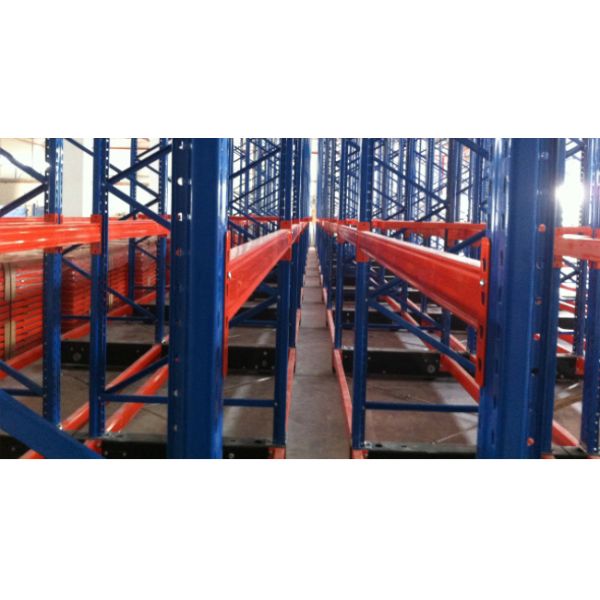 Electric Mobile Rack Rail-Guided Ground Track Guidance Closed Type  Electric Powered Motorized Mobile Heavy Duty Pallet Racking