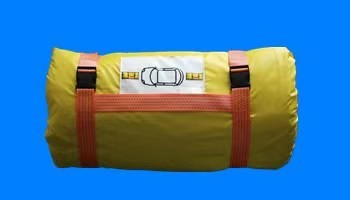 Environmental Friendly Vehicle Fire Blanket , 6*8m Fiberglass Fire Blanket