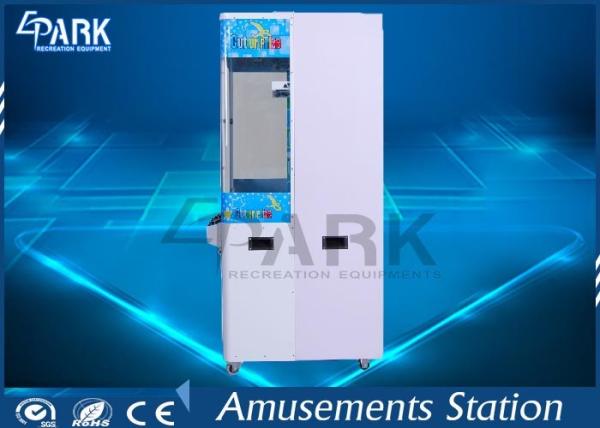 Shopping Mall Scissor Cut Line Crane Game Machine / Toy Claw Machine