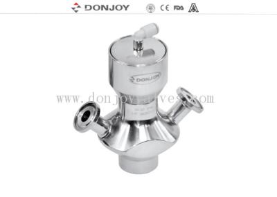Válvula sanitária da amostra de Pneumtic Aspetic com conexão da braçadeira