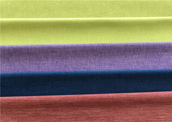 Twill Woven Coated Polyester Fabric , Two Tone Look Jacket Waterproof Breathable Fabric