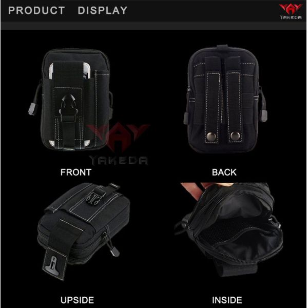 Molle Sport Bag Military Nylon Hiking Belt Pouch Tactical Waist Pack Pocket
