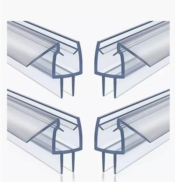 Função de elevação longa PVC plástico porta de chuveiro fundo de vedação tira para banheiros modernos