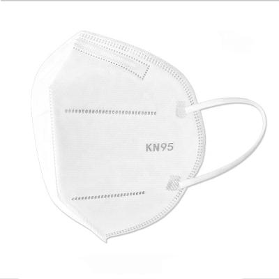 White Earloop Disposable KN95 Mask , Protective 3D Hospital Respirator Mask