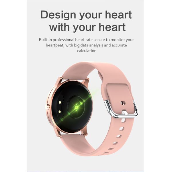 Круглый монитор Смартватч кровяного давления экрана ИП67