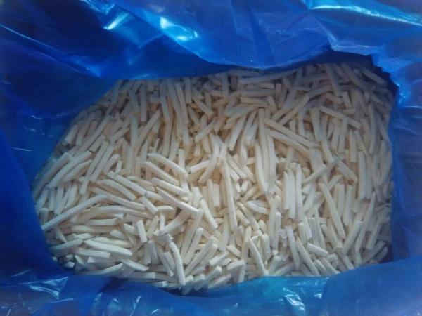 Frozen Fried Sweet Potato, peeled, stick cut,  Vatiety of 'shengli 100'