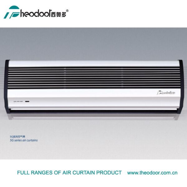 Rideau d'air à moteur EC série 5G 230V 2000m³/h pour portes