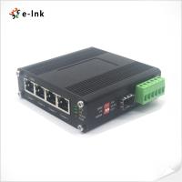 産業用4ポート10/100/1000Base-T + 1ポート100/1000Base-X SFPイーサネットスイッチ 110~230VAC入力