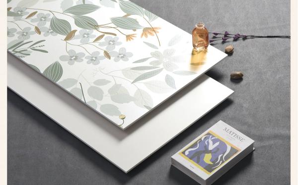 750x1500mm ISO9001 Carreaux de porcelaine vitrés pour visage de bébé et carreaux de sol intérieurs écologiques pour salon et chambre