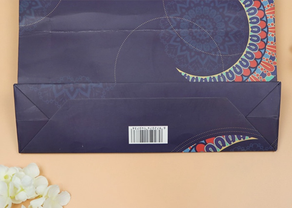 Бумажные мешки 250 ГСМ Эко, белый бумажный мешок картона с желтой веревочкой полиэстера