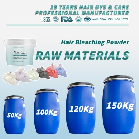 Gentle Hair Bleach Powder Wholesale OEM Professional Hair Color Manufacturer for Dust Free Lightening
