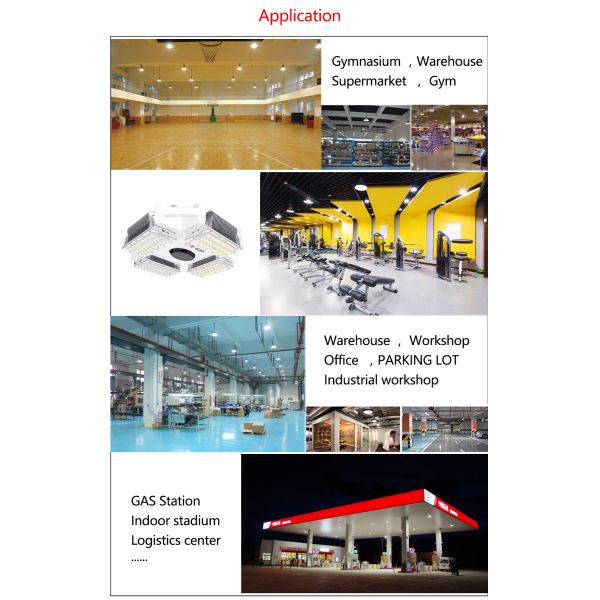 Meanwell Driver High Bay Led Lights IP65 Waterproof For Supermarket Warehouse