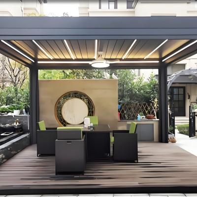 Polycarbonate Solid Sheets Metal Pergola Cover for Low-VOC Powder Coating Outdoor Living