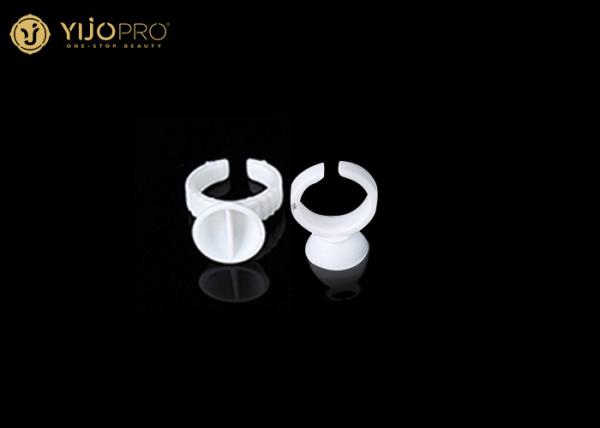 Small Permanent Makeup Accessories Plastic Tattoo Ink Cap Holder Ring