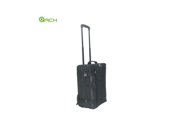 Rolling Luggage Bag Wheeled Duffle with One Big Front Pocket