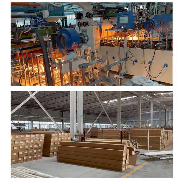 Кожа внутреннего художественного оформления администрации чувствует ширину 1.22m панелей стены PVC