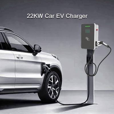 CE IP55 Car EV Charger Home 22KW Electric Car Charger 50kPa-110kPa
