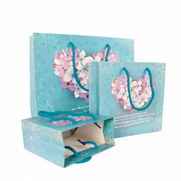 OEM Custom Reusable Shopping Bags , Luxury Coated Packaging Paper Shopping Bags