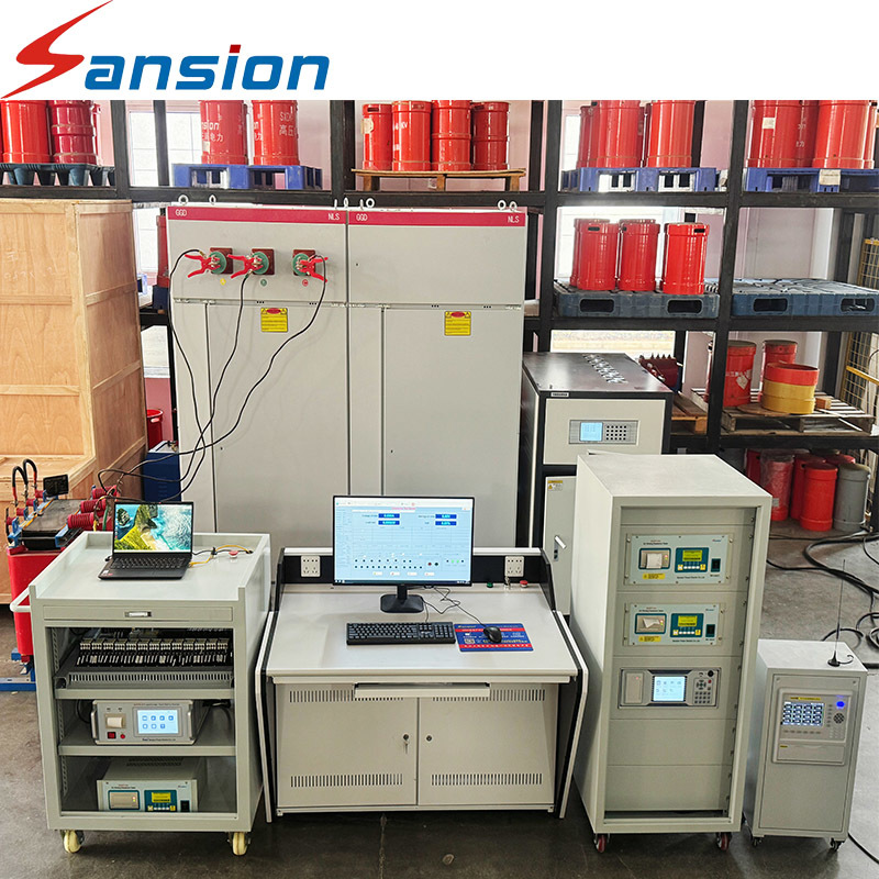 Complete Transformer Test Bench with No-Load Load Loss Hipot DVDF PD Test Function