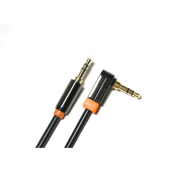 Чернота 0,92 оптически метра кабеля цифров аудио, кабеля диктора автомобиля PVC металла 3.5mm