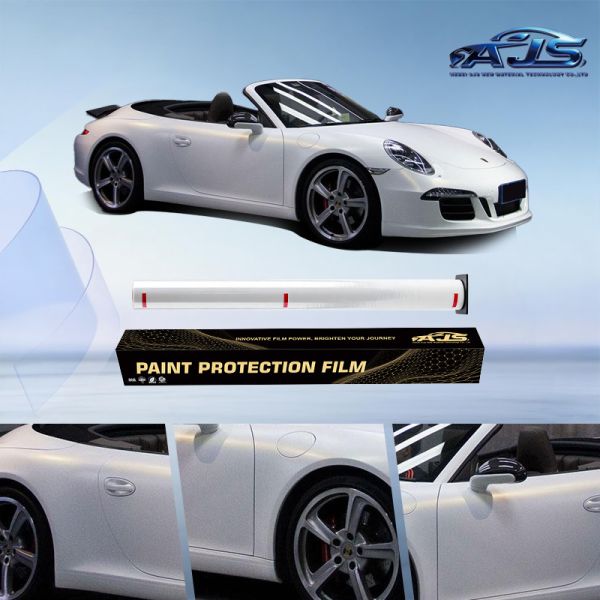 Crystal Clear TPU Paint Protection Film with Heat-Activated Self-Healing, High Scratch Resistance, and 5-10 Years Durability