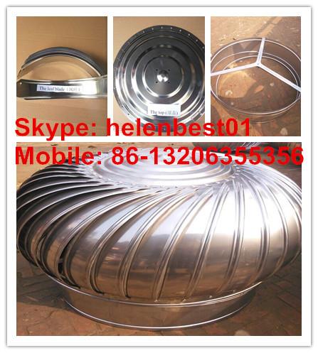 600mm roof cowl for workshop stainless steel