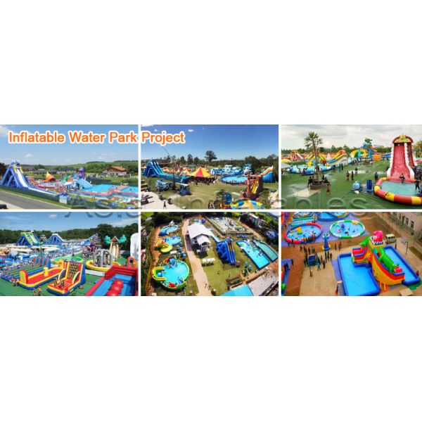 Pink Unicorn Floating Water Games Commercial Inflatable Aqua Park For Kids