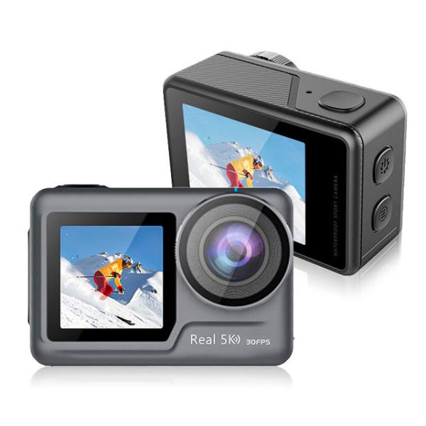 Real 4K FA07A 1080P Sports Camera Wifi Action Camera Outdoor Dual Screen For Diving