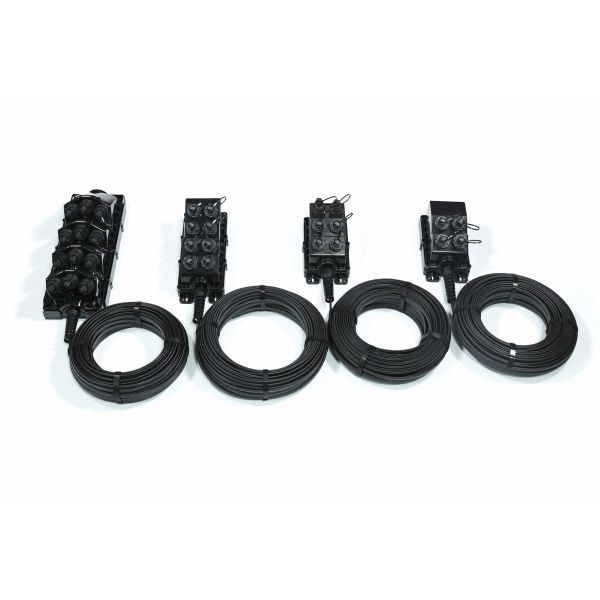 FTTx Fiber Optic Multiport Service Terminal MST 4/8/12 Ports With Optitap Cable