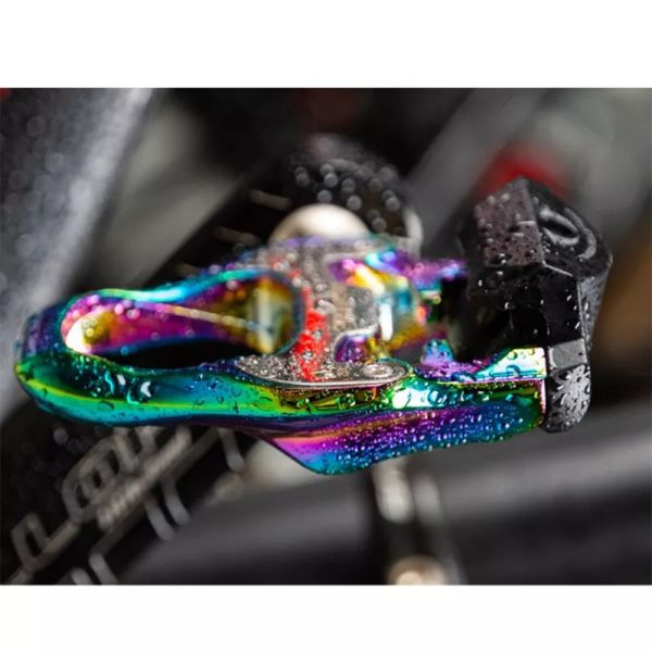 Pedales coloridos de la cerradura de los pedales SPD de la bici del camino de los pedales de KOOTU Clipless