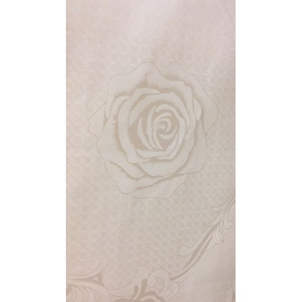 Foldable Recycled 70g/M2 Polyester Tricot Fabric With White Flower Print