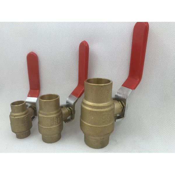 Женщина шарикового клапана 400wog прочного пути дюйма 1/2 полного латунная продела нитку