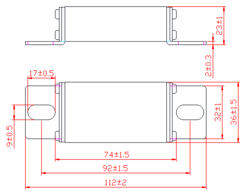 IEC Standard Battery Protection Fuse , Ceramic Tube High Breaking Capacity Fuses