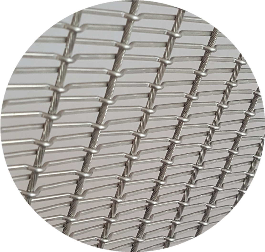 Декоративным металлы провода сплетенные плакированием, архитектурноакустические фасады ячеистой сети металла