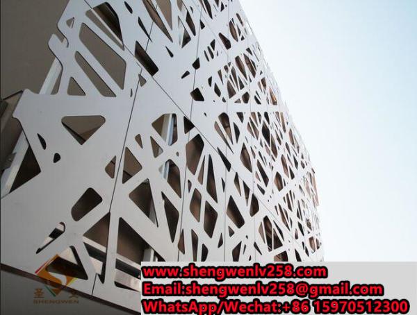 New Design Metal Ceiling Panels Cnc Cutting External Cladding Curtain Wall Facade Panel Aluminum Veneer Panels