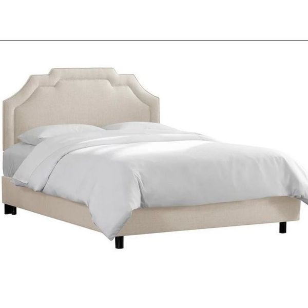 French Elegant Home furniture Queen King size Bed of latest double bed designs