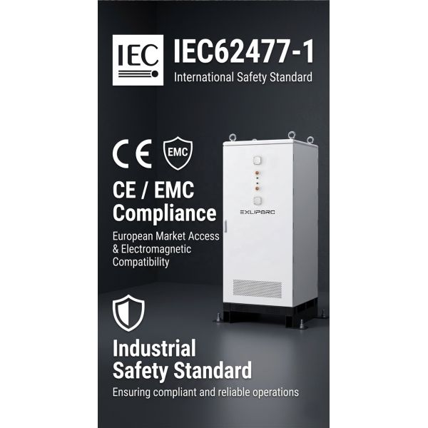 Industrial BESS 125kW 261kWh Liquid Cooling 3 Phase 400V High Voltage Energy Storage System