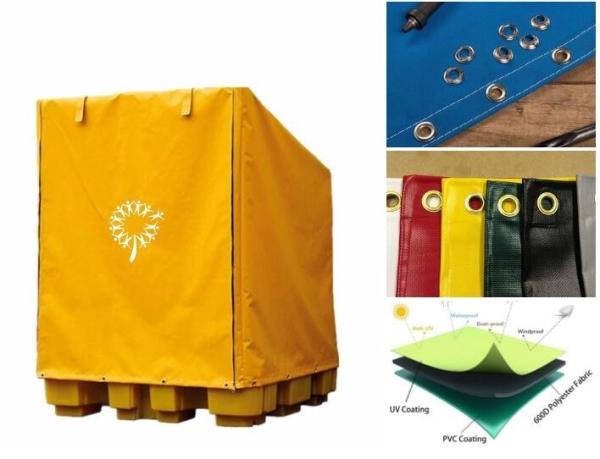 Opaque Flame Retardant Reusable Waterproof Pallet Covers Round, Square, Circle Rectangle, Triangle, Heart, Oval