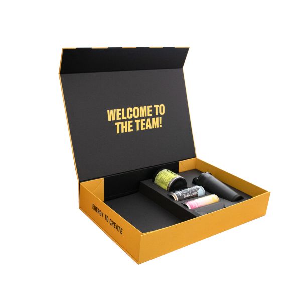 Custom Luxury Gift Box With High-End Magnetic Flip Cover Gift Packaging Magnet Closure Lid