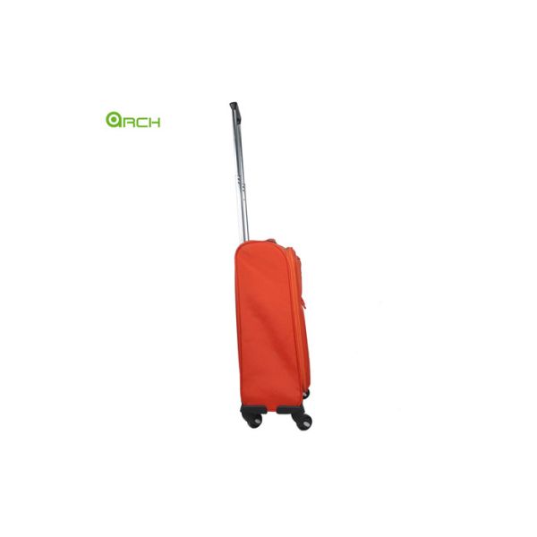 Fashion Design Light Weight Trolley Soft Sided Luggage with Two large easy-access pockets