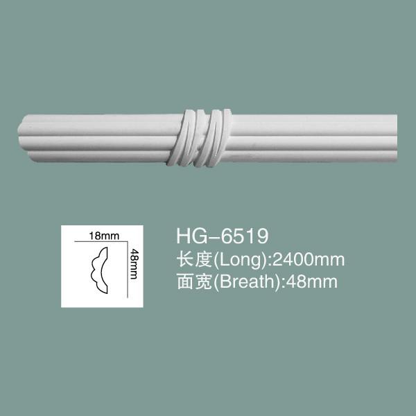 Chaise en polyuréthane rail Dado rail skirting board en mousse en PU