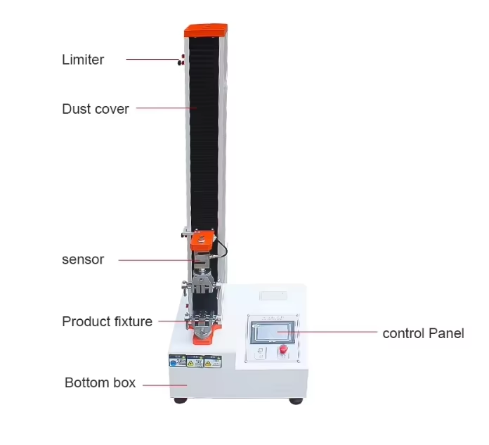 High Precision Tensile Testing Machine 50KG 100KG 200KG Universal Material Strength Tester for Plastic Film Tape Rubber