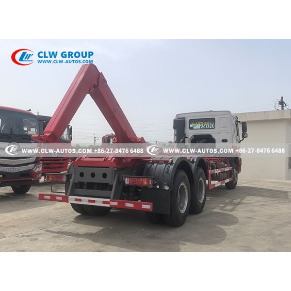 Sinotruk HOWO RHD 6x4 25-Ton Hydraulic Hook Lift Truck with Weichai 400HP Engine and RHD HW76 Cabin