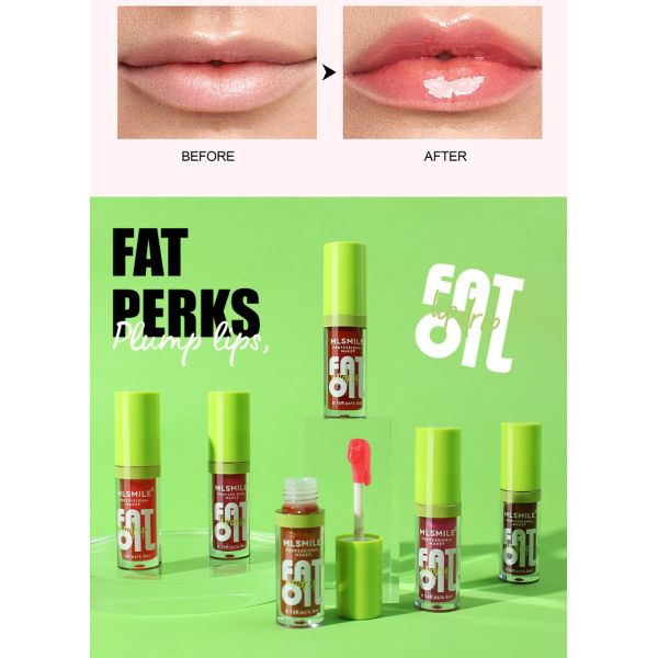 Lucency Plump Lip Gloss for Women 8 color Transparent lip glaze Lady's Lip Makeup